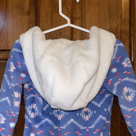 Carters Baby Girl Full Zip Fleece with Hood - Size 18M - Picture 9 of 9